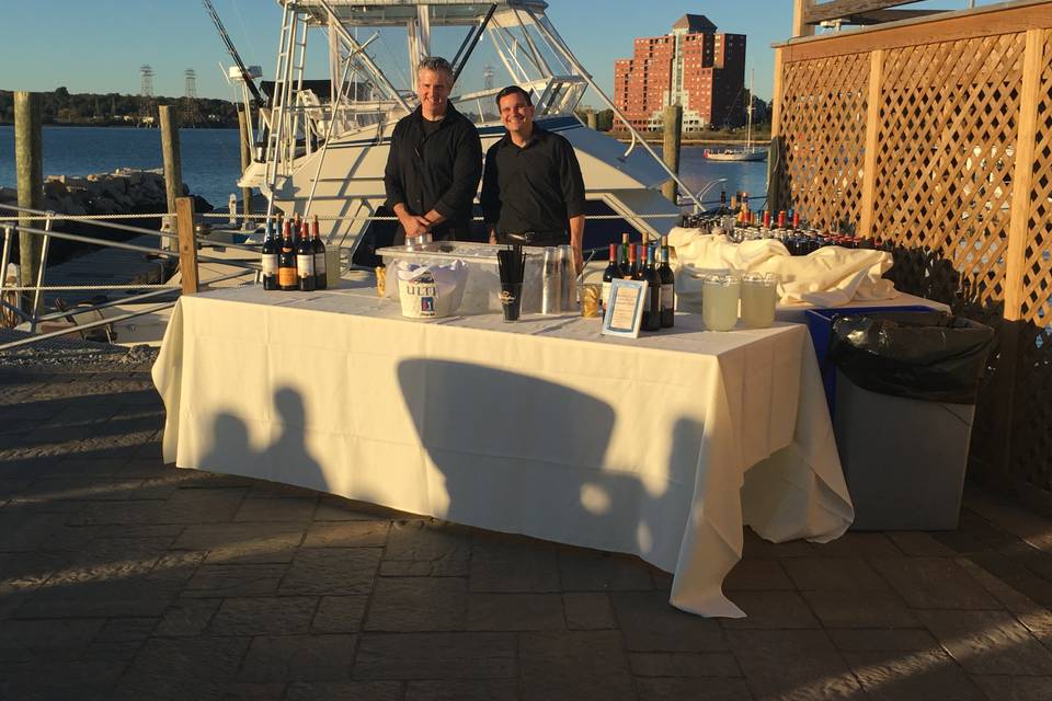 Outdoor Bar Setup