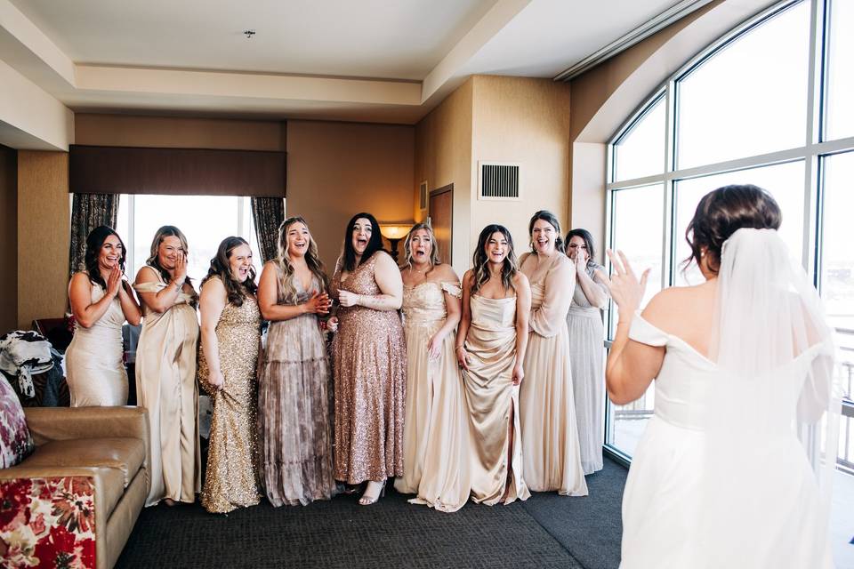 Bridal Party First Look