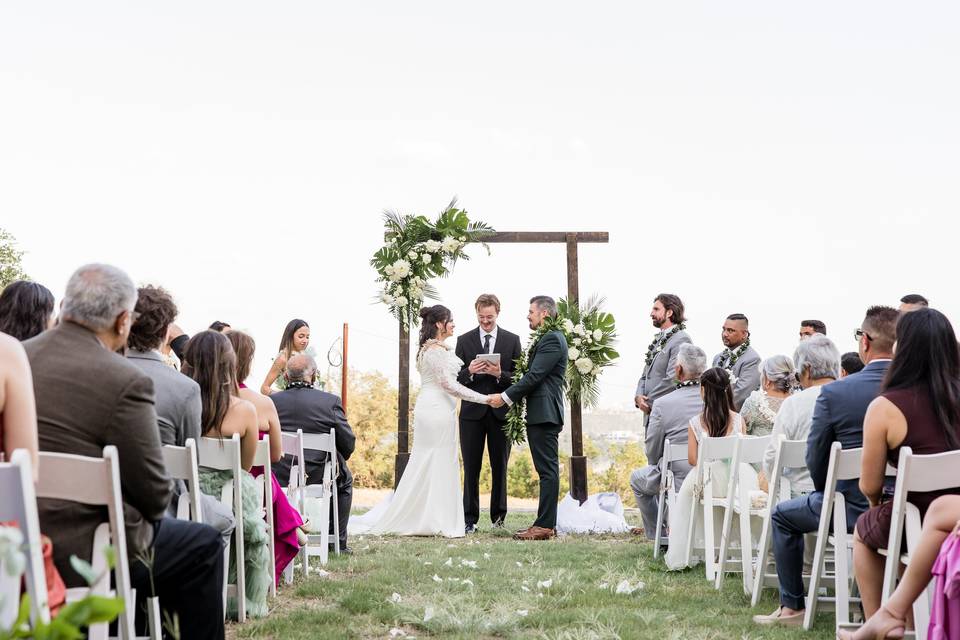 Lawn ceremony options