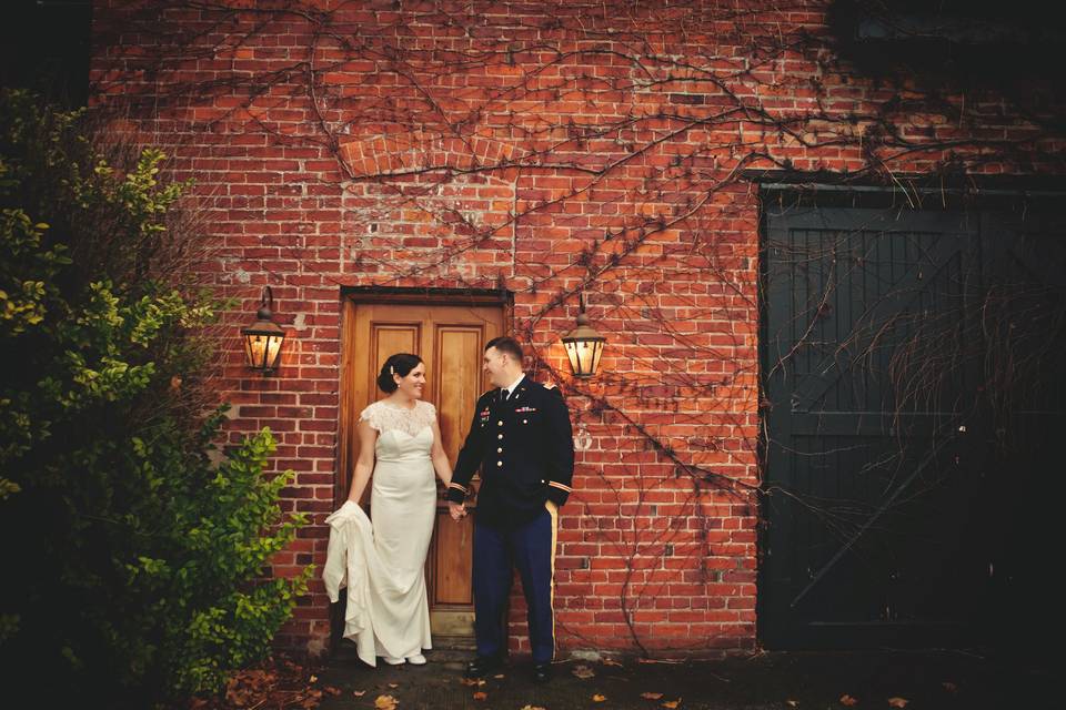 Downtown Port Huron, MI Bride and Groom