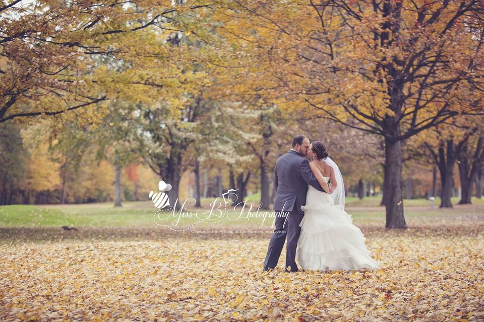 October 2015, Macomb, MI Fall wedding, Golf Course