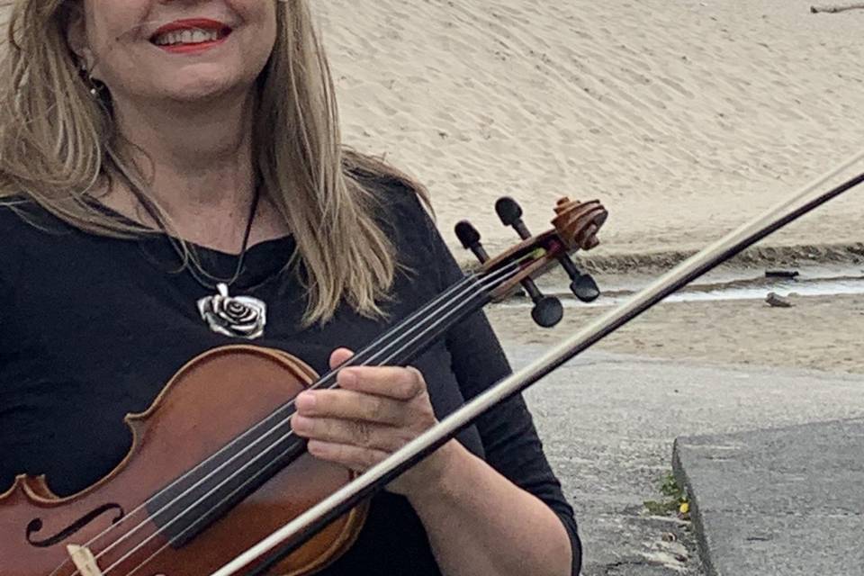 Solo violin is portable