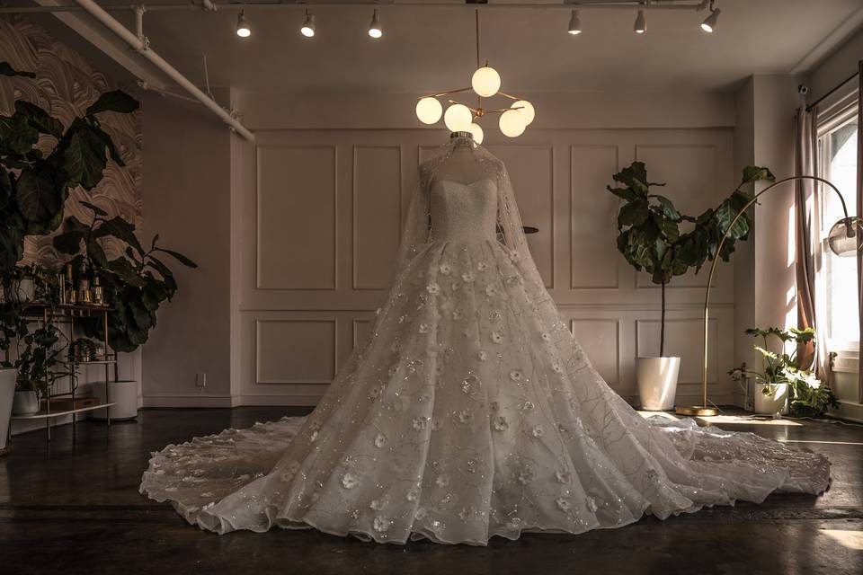 Beautiful wedding dress