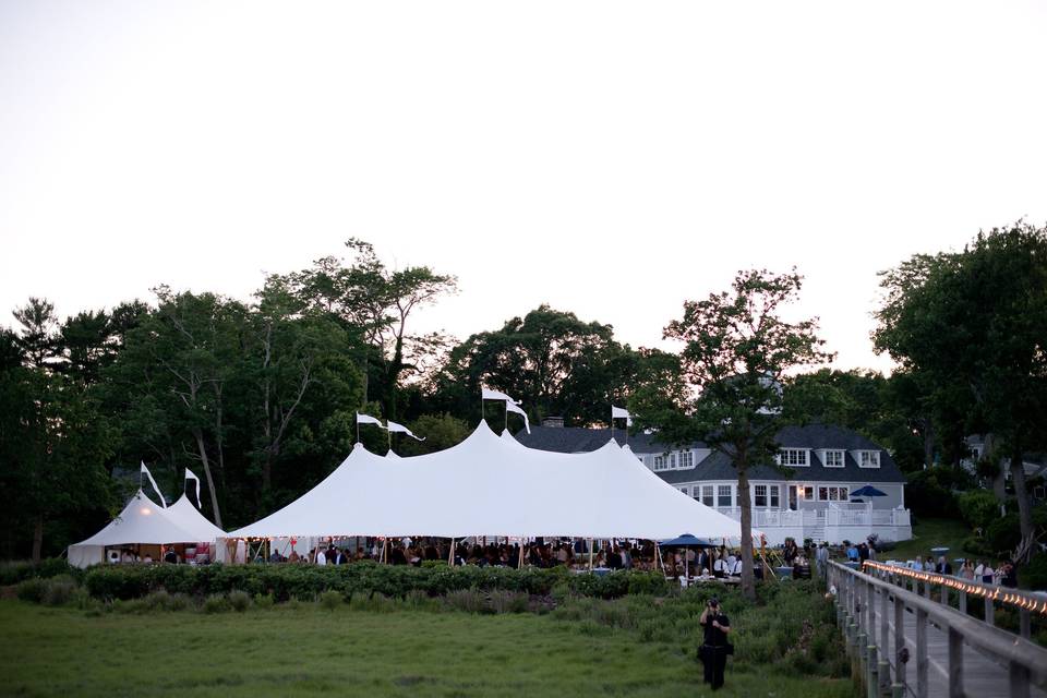 Tent wedding