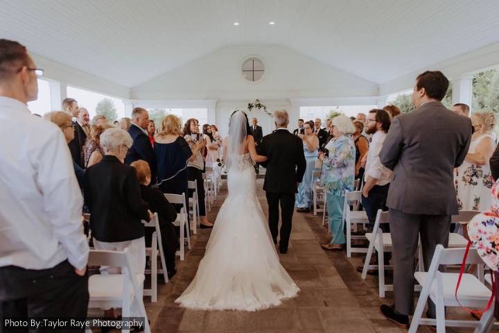 Patio Wedding Setup