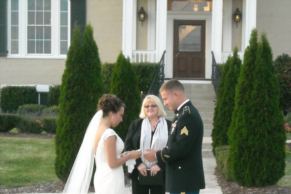 Sherrie Binkley Officiant Services