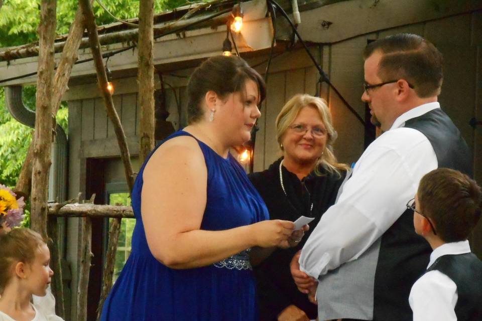 Sherrie Binkley Officiant Services