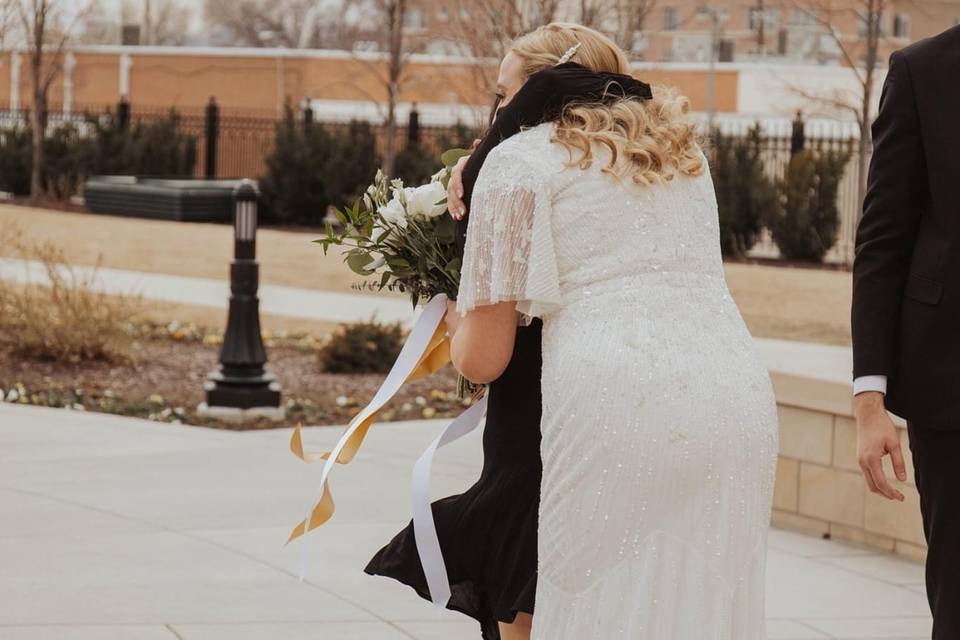 Brooklynn with Bride