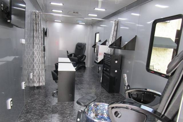 Interior of nail salon