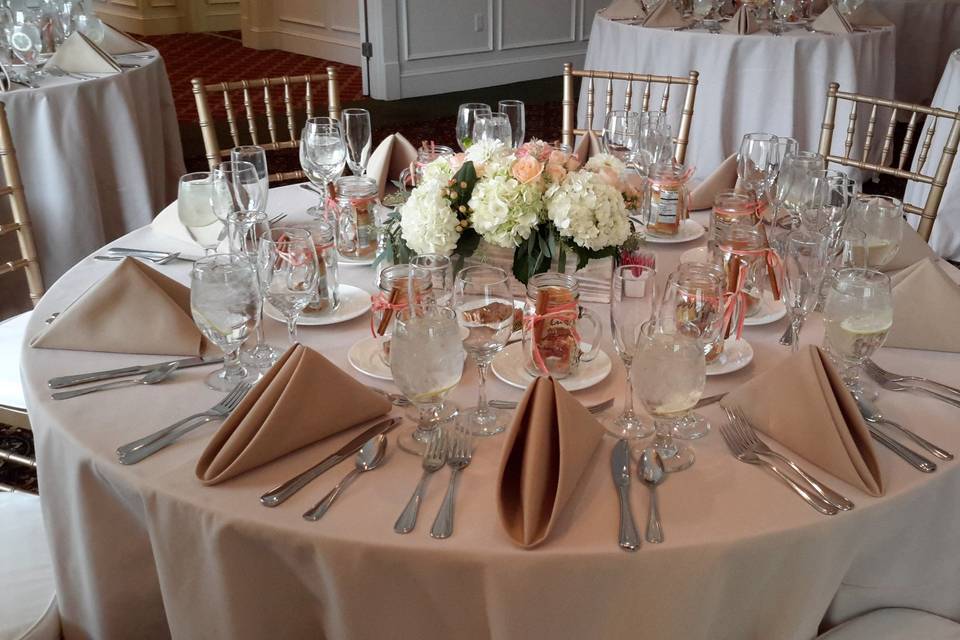 Wedding tablescape