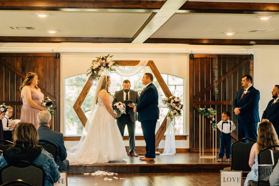 Wedding Ceremony in East Room