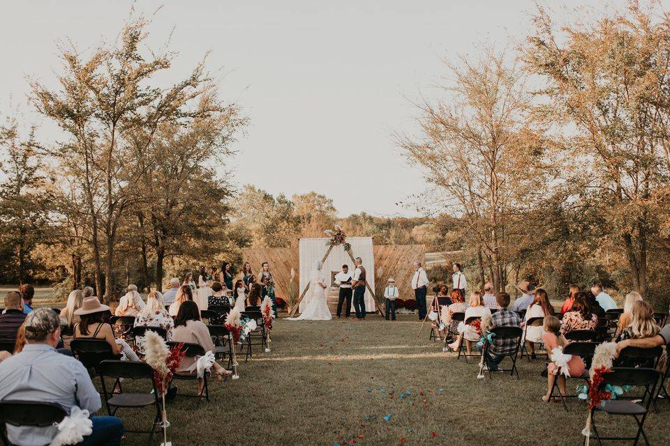 Wedding Ceremony in East Room