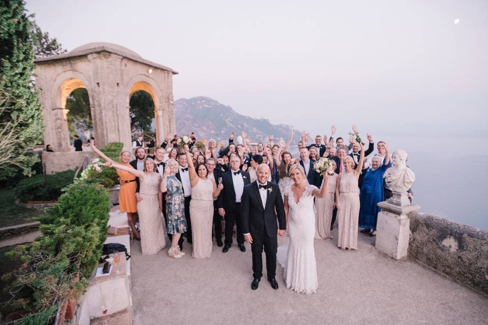 Villa Cimbrone Ravello Wedding