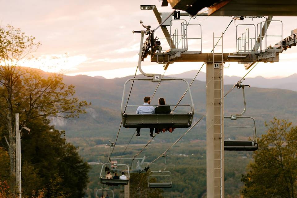 Scenic Chairlift Ride Down