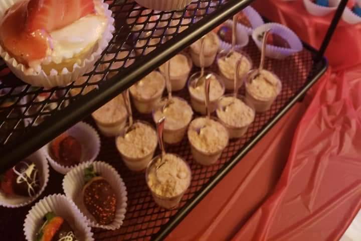 Dessert setup