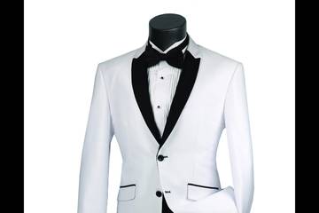 Vinci Black and White Suit