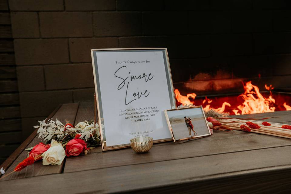 Wedding Smores Bar