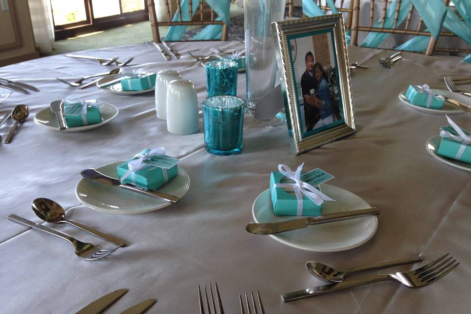 Tiffany blue wedding