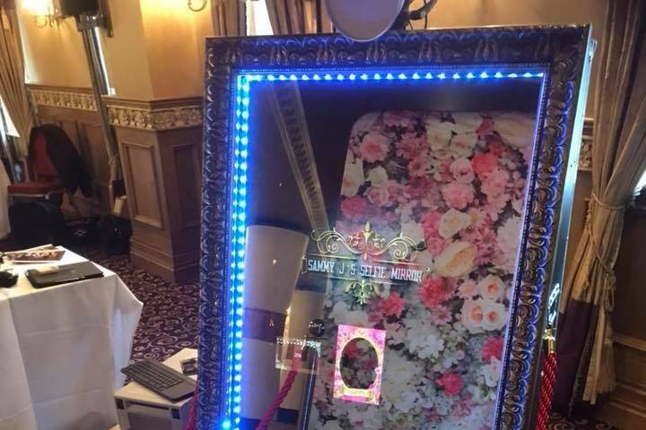 Photo booth setup