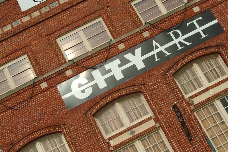 Outside view of City Art's historic building in the Congaree Vista