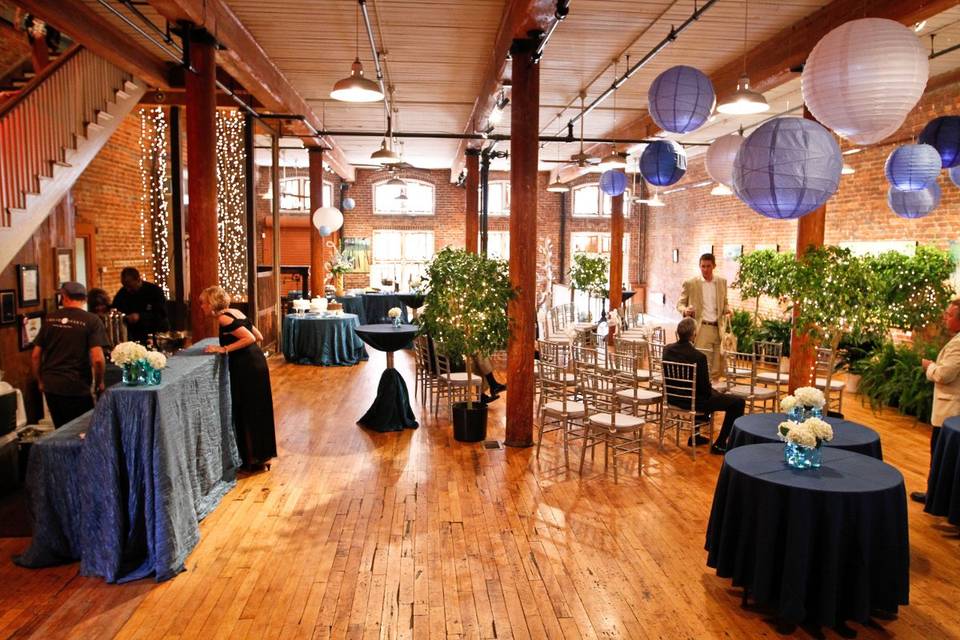 Wedding reception and ceremony at City Art