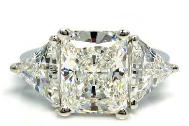 5A Quality CZ Engagement Ring set in 9-18 karat gold!