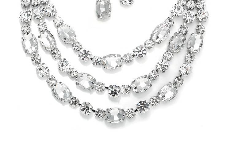 Beautiful Necklace & Earring Sets to wear on your special day, accented any gown, from simple to elaborate...we can find you what you are looking for!