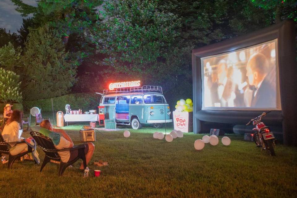 Movie Night with big screen