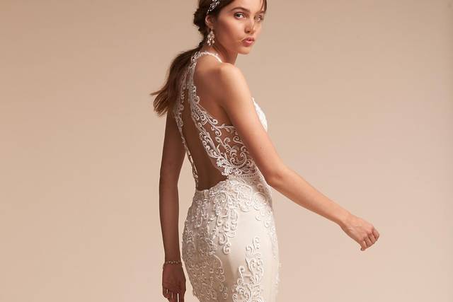 BHLDN Wedding Dress Sequins