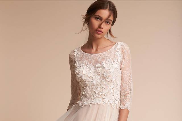 BHLDN Wedding Dress Sequins