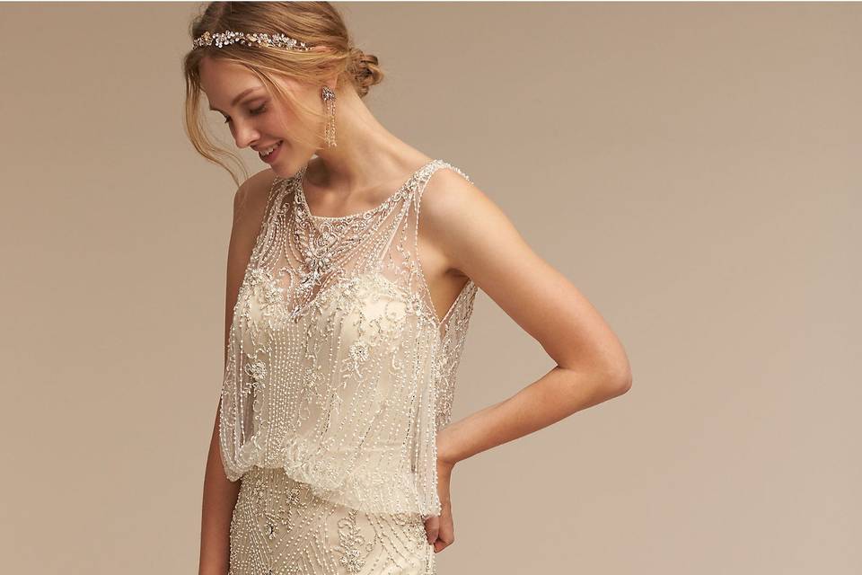 Bhldn cascading lace best sale