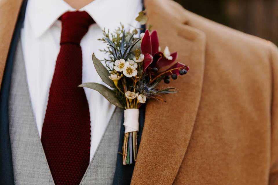 Wildflower Boutonniere