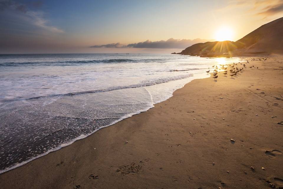 Beach at Sunset