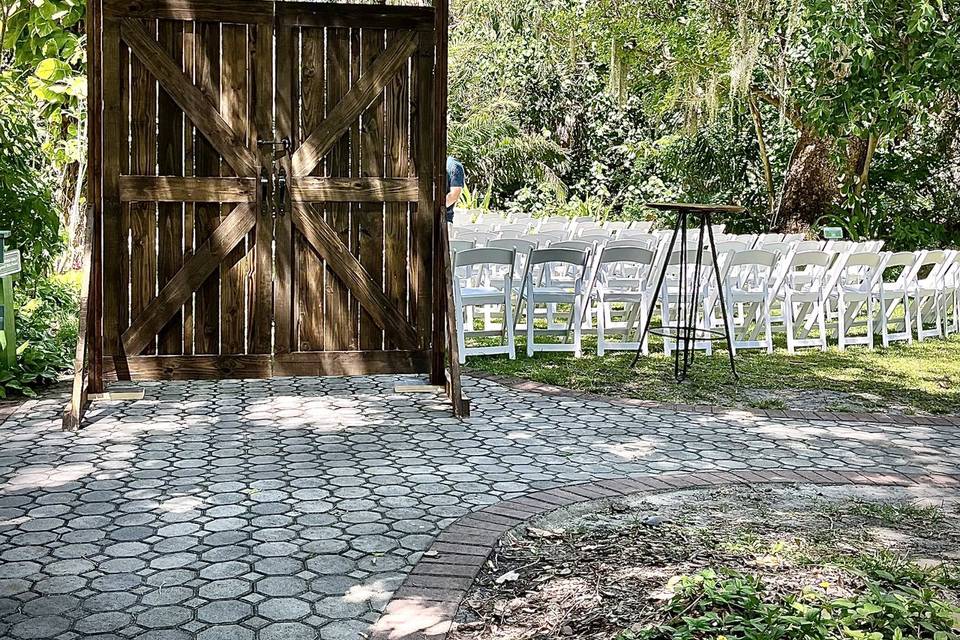 Barndoor gazebo