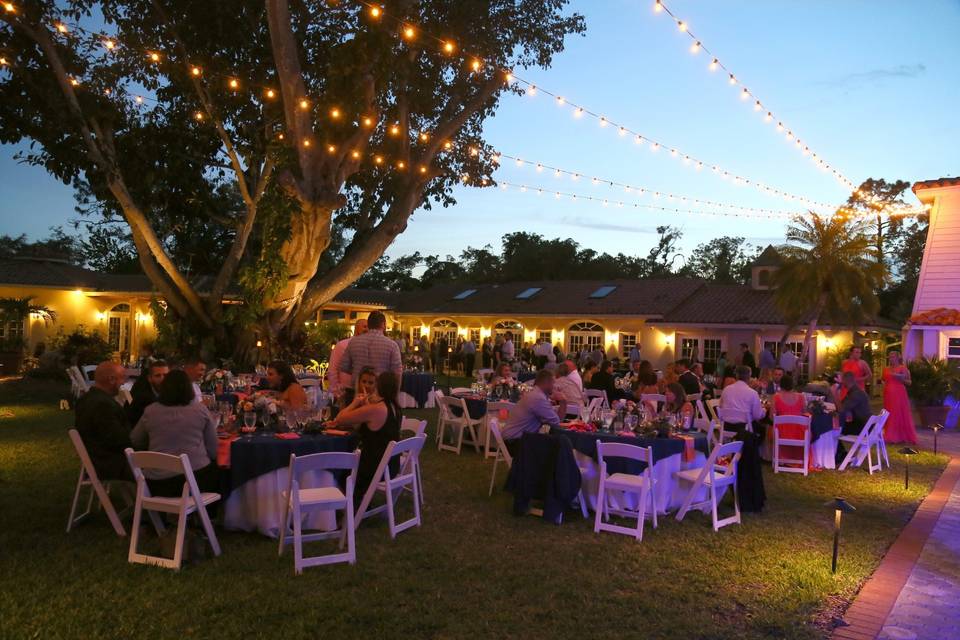 COURTYARD AT NIGHT