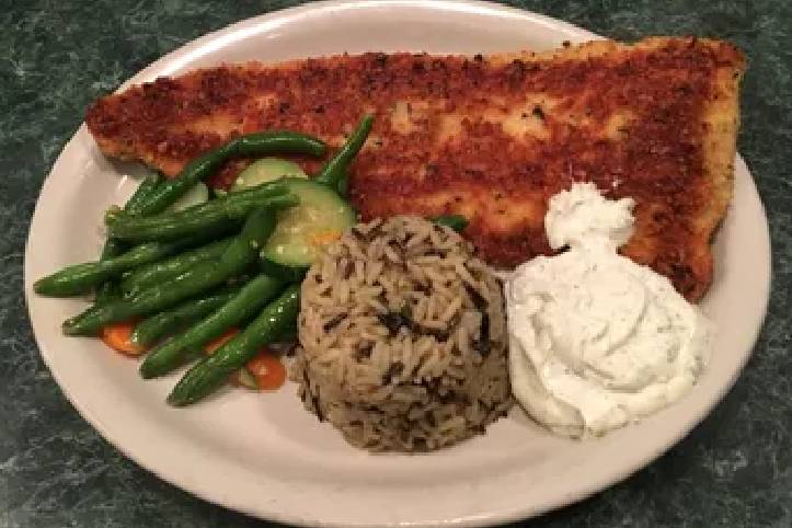 Parm Encrusted Whitefish