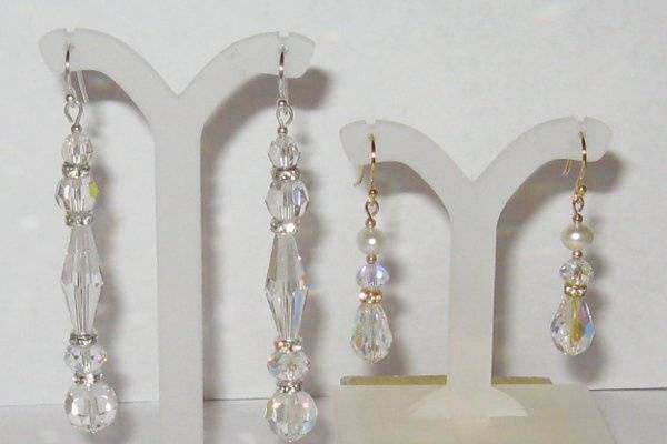 Swaovski crystal earrings