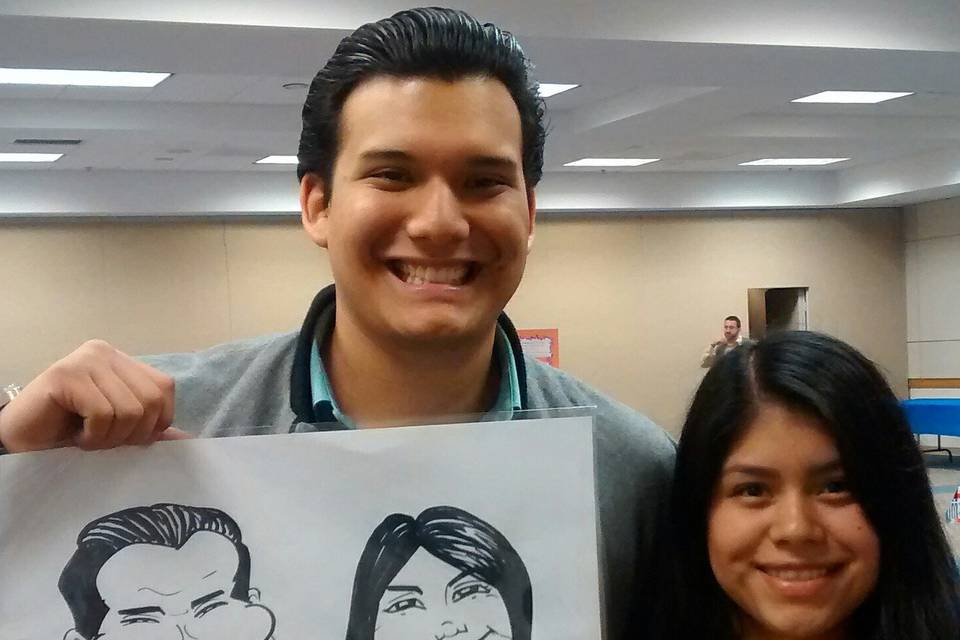 Caricature art for weddings