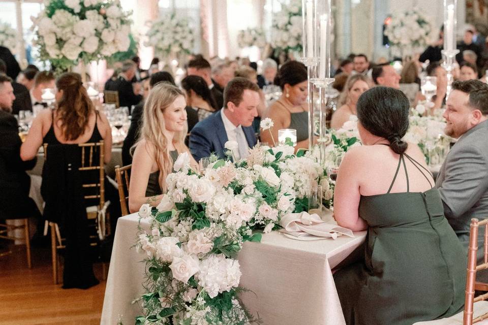 Rosecliff wedding reception