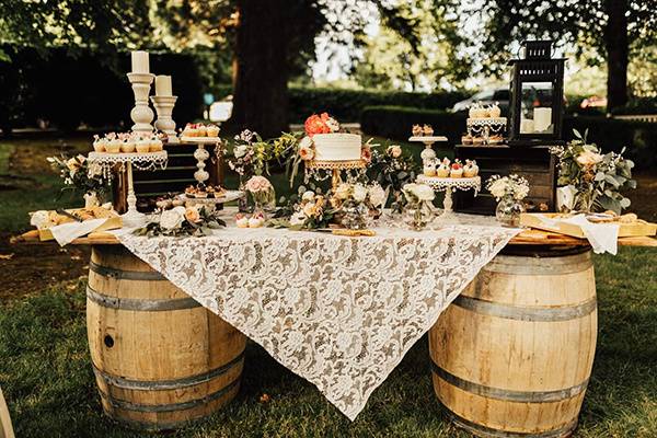 Table with treats