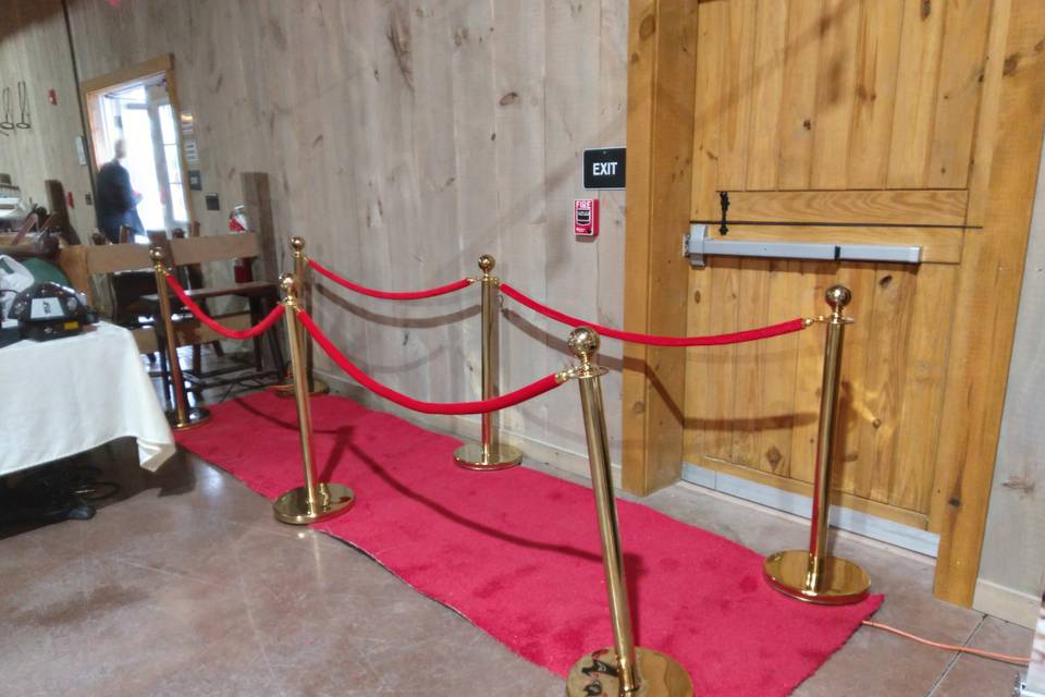 The red carpet treatment