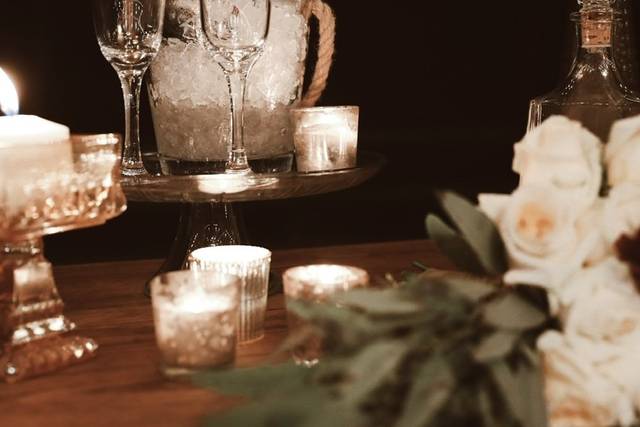 Rustic table setting