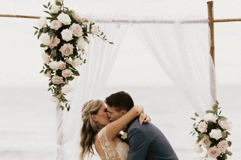 Bride spray tan