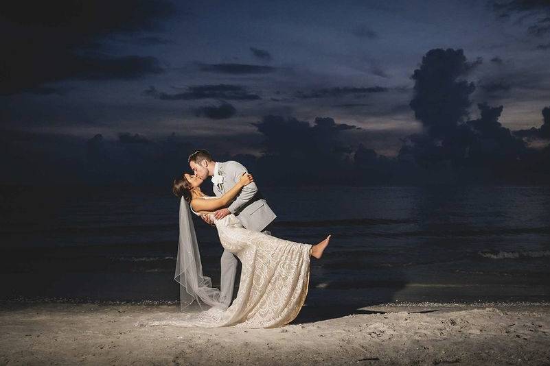 Bride spray tan
