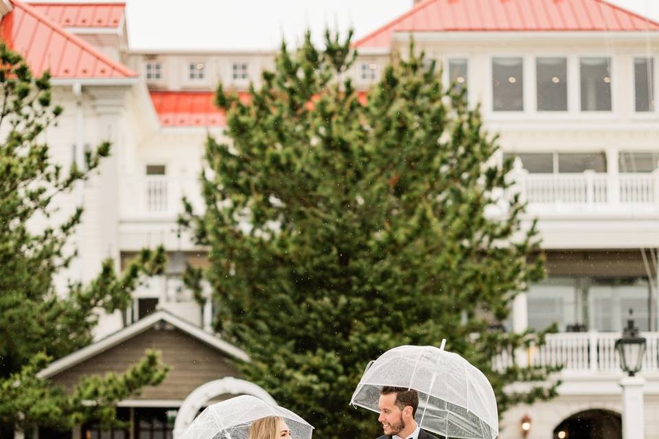 Rain on the Dock