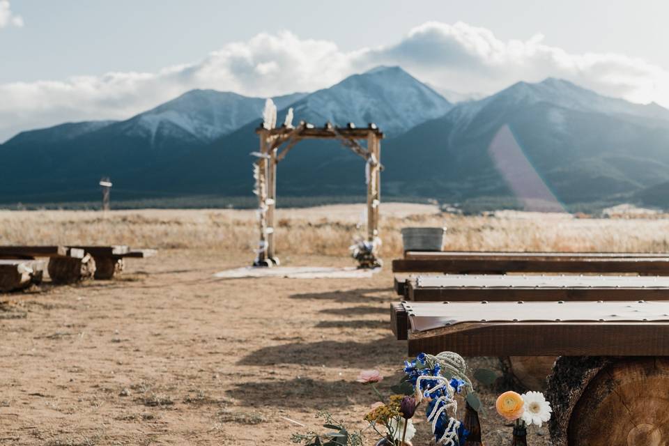 Styled wedding at the Barn