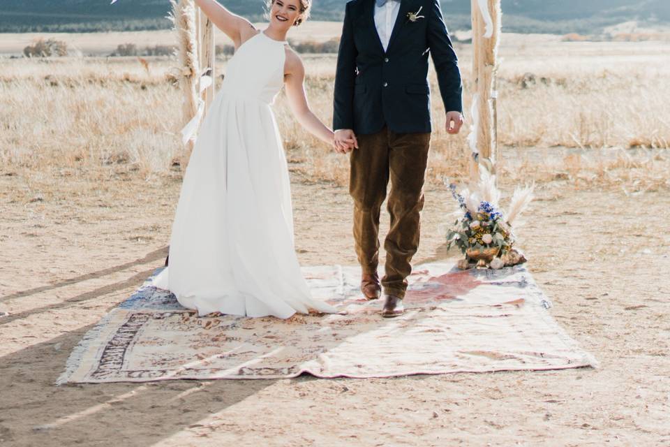 Styled wedding at the Barn