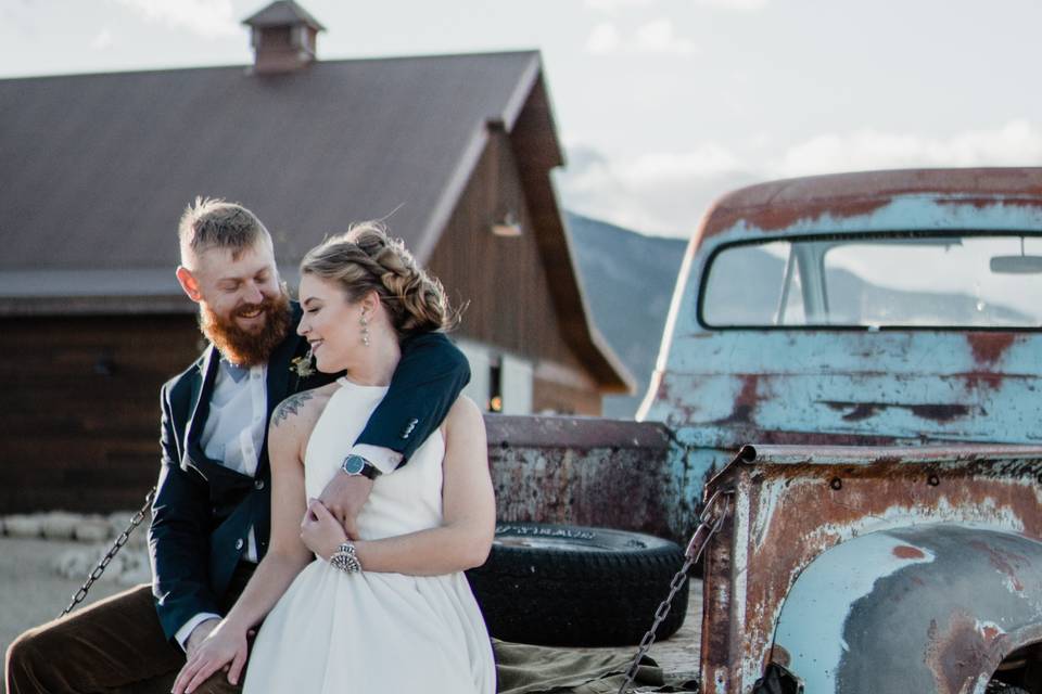 Styled wedding at the Barn