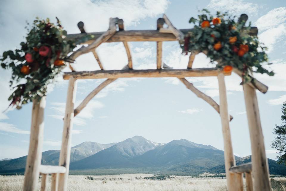 Ceremony site altar