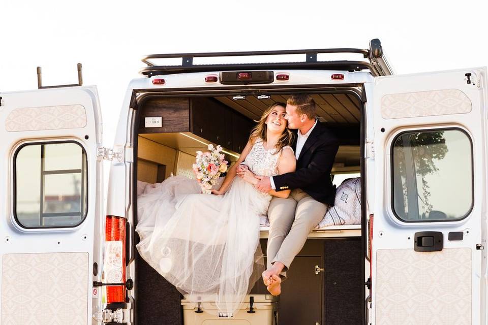 Beach elopement